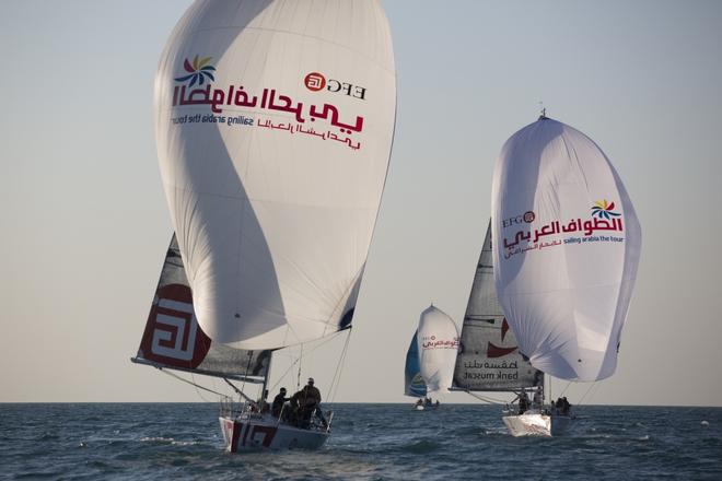 EFG Bank - Sailing Arabia The Tour 2014. Leg2 from Qatar - Abu Dhabi - EFG Sailing Arabia - The Tour 2014 © Lloyd Images